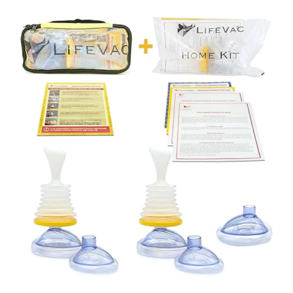 LifeVac Home & Yellow Travel Combo Kit